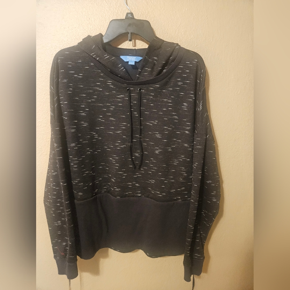 Womens "Simply Vera Vera Wang Simply Breathe" Space-Dye Women's Hoodie sz Large